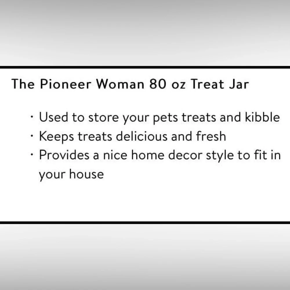 Pioneer woman vintage Floral Canister with Lid treat jar new 80oz